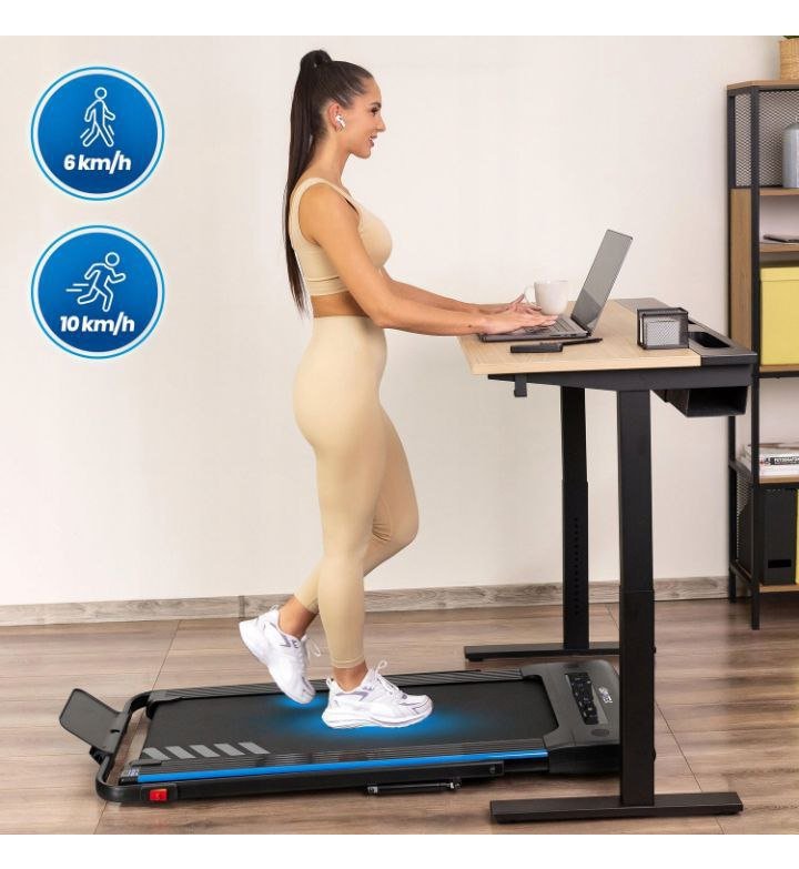 bieŻnia elektryczna domowa skŁadana pod biurko do biegania xt400 gymtek bieŻnia elektryczna domowa skŁadana pod biurko do biegania xt400 gymtek