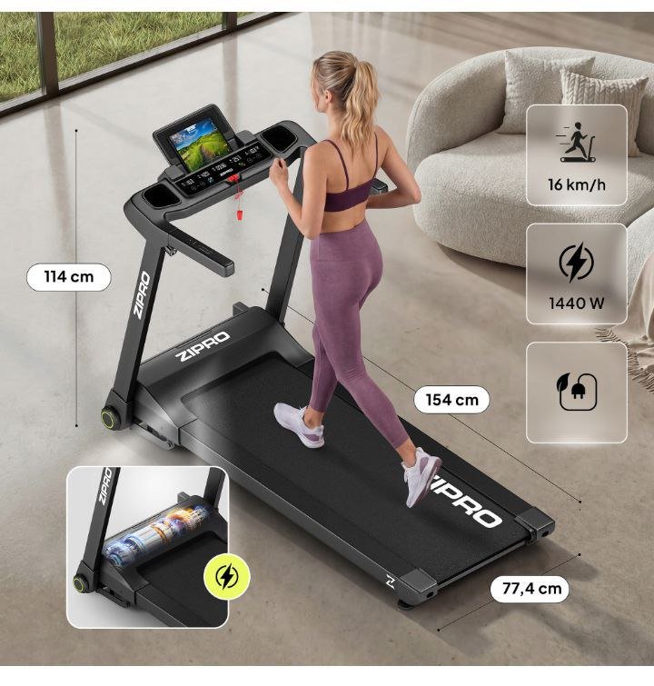 bieżnia elektryczna treningowa domowa składana do biegania zipro ramble bieżnia elektryczna treningowa domowa składana do biegania zipro ramble