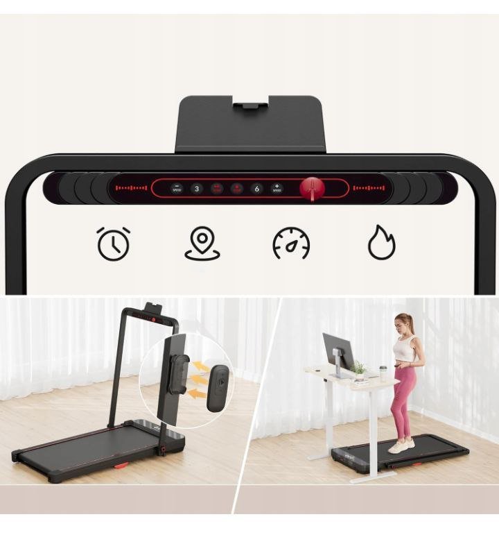 bieŻnia elektryczna domowa 2w1 skŁadana na pŁasko 12 km/h z amortyzacjĄ bieŻnia elektryczna domowa 2w1 skŁadana na pŁasko 12 km/h z amortyzacjĄ