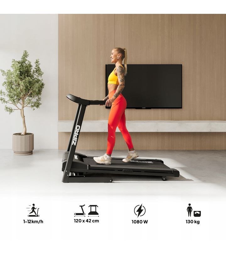 bieżnia treningowa elektryczna regulacja kąta nachylenia pulse zipro bieżnia treningowa elektryczna regulacja kąta nachylenia pulse zipro