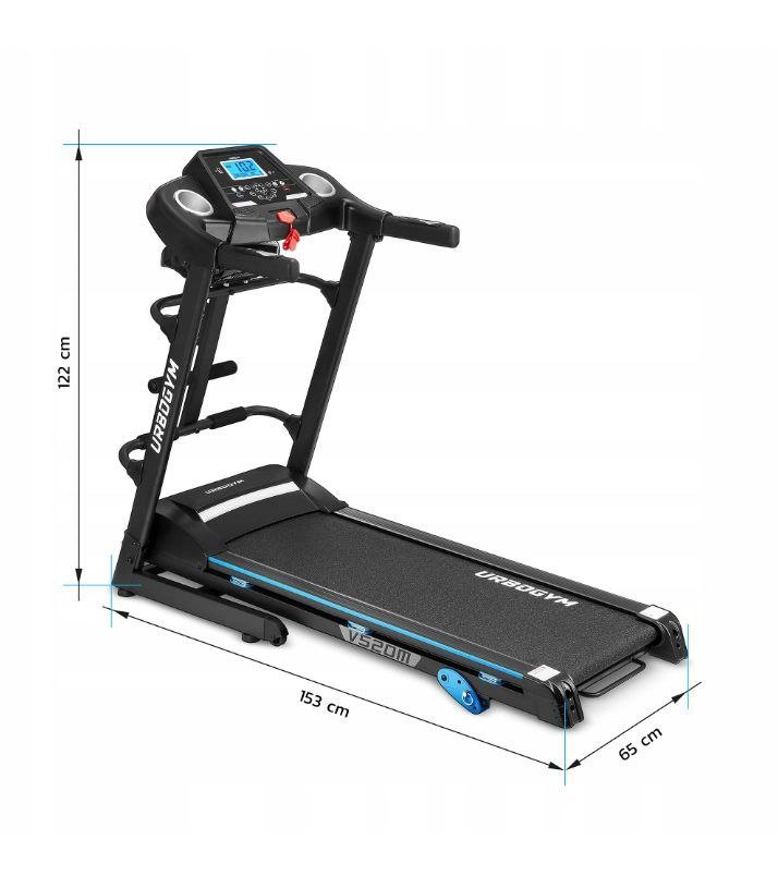 bieŻnia elektryczna v520m masaŻer amortyzacja regulacja nachylenia mocna bieŻnia elektryczna v520m masaŻer amortyzacja regulacja nachylenia mocna