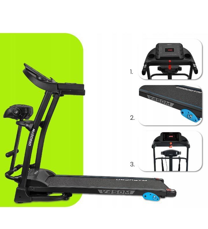 bieŻnia elektryczna v450m masaŻer kĄt nachylenia skŁadana z amortyzacjĄ bieŻnia elektryczna v450m masaŻer kĄt nachylenia skŁadana z amortyzacjĄ