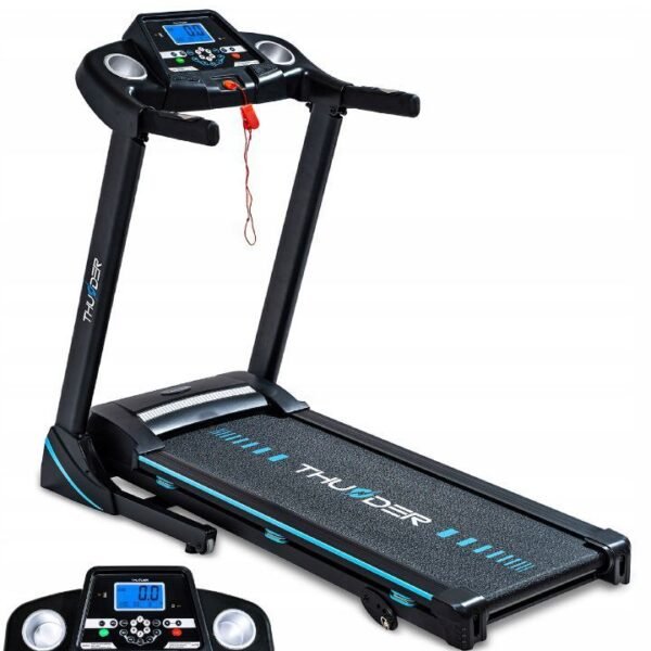 Sport-trex bieżnia składana elektryczna domowa 140kg aplikacja amortyzacja mocna 17 km